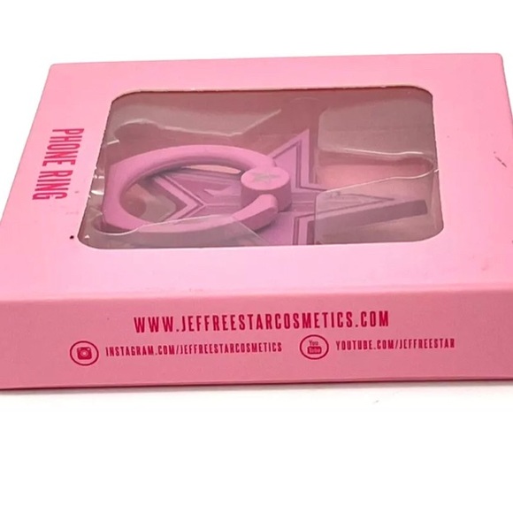 Jeffree Star Cosmetics Phone Ring Pink Star Brand NEW in Box - Picture 4 of 4